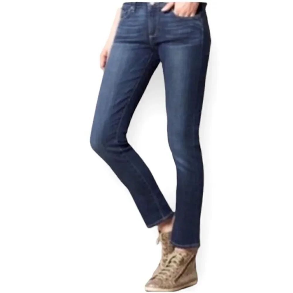 Paige Skyline Ankle Peg dark wash luxe 26 jeans